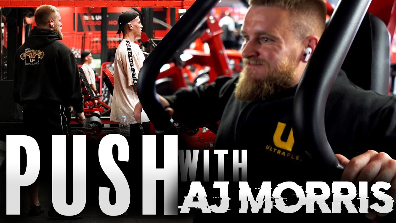 GEORGE OSBORNE X AJ MORRIS | ULTRAFLEX PUSH DAY | Off-Season Vs Contest Prep