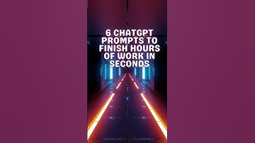 💻⚡ 6 ChatGPT Prompts That Finish Hours of Work in Seconds 💻⚡ Time-Saving AI Hacks #chatgpt #shorts