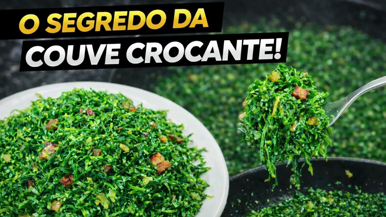 O JEITO FÁCIL DE FAZER COUVE À MINEIRA!