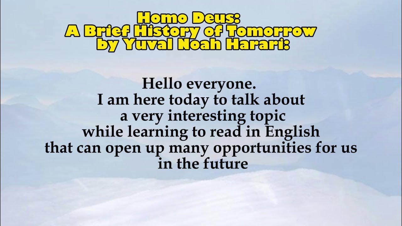 Homo Deus: A Brief History of Tomorrow by Yuval Noah Harari