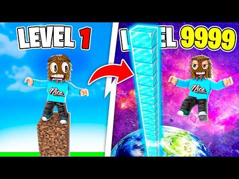 Making The Tallest One Block Tower In Roblox