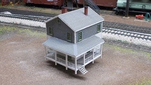 Scratchbuilding an N-scale house, part 4