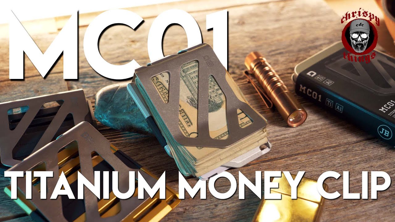 Dango MC01 | A Titanium Money Clip that can carry up to 80