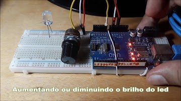 Arduino Iniciantes - Aumentar ou Diminuir brilho do Led