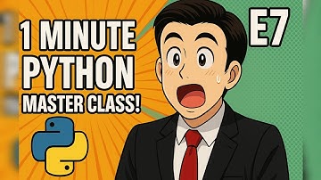 1 Minute Python Masterclass (Episode 7: Variables)