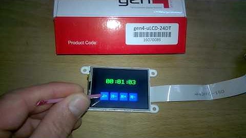 Hodiny ( Workshop4  Designer ) 4D-Systems Gen4-uLCD-24DT