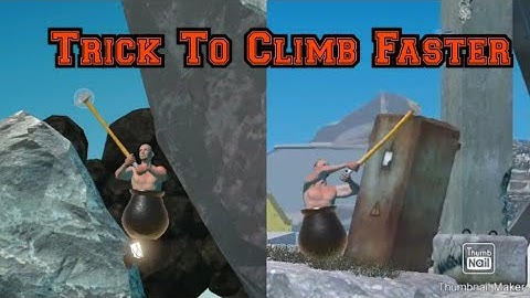 Getting Over It [100% works] tunnel portion easiest way to cross