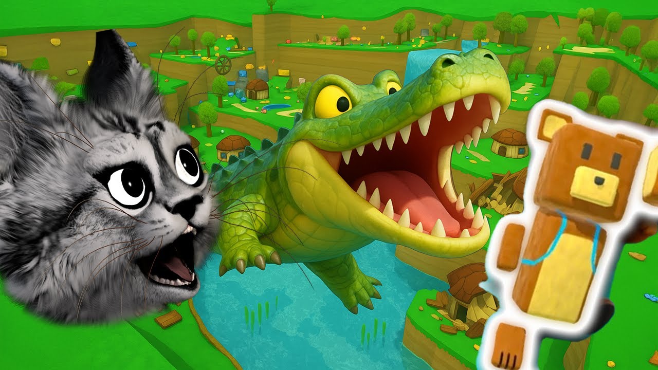 DEVASA TİMSAHLAR KÖYÜ BASTI😱 Super Bear Adventure