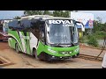 AC Bus Non AC Bus load by big ferry From Ferry Ghat