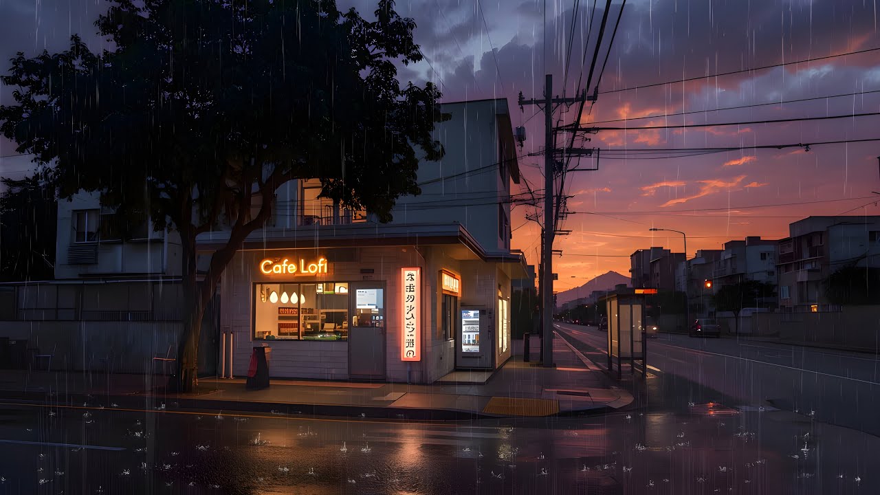 Cozy Rain Lofi ☔ gentle chill beats for studying and sleeping