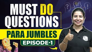 Must Do questions of Para Jumbles | Part  1 | #physicswallah  #mbawallah  #cat2023