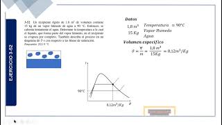 Ejercicio 3-52 | Termodinámica de Cengel
