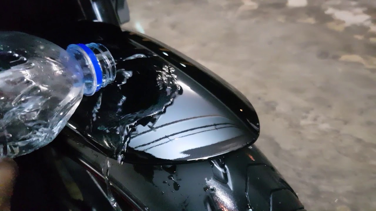 Hydrophobic test after using Fireball Fusion Wax