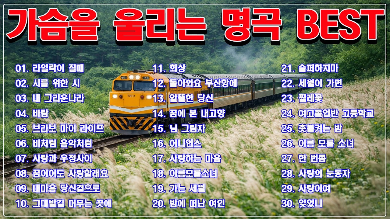 잊지못할 추억의노래 💘 50대이상이 들으면 기분좋아지는 7080노래모음💗7080 추억의 음악다방❤️ 곡마다 따라 부르게 되는 좋은 노래들