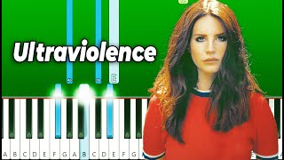 Lana Del Rey - Ultraviolence - Piano Tutorial Resimi