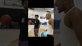 He just charged me up battery 🔋 #baldy #basketball #thenextchapter #kamsosmoove #hoops #1v1 #friga