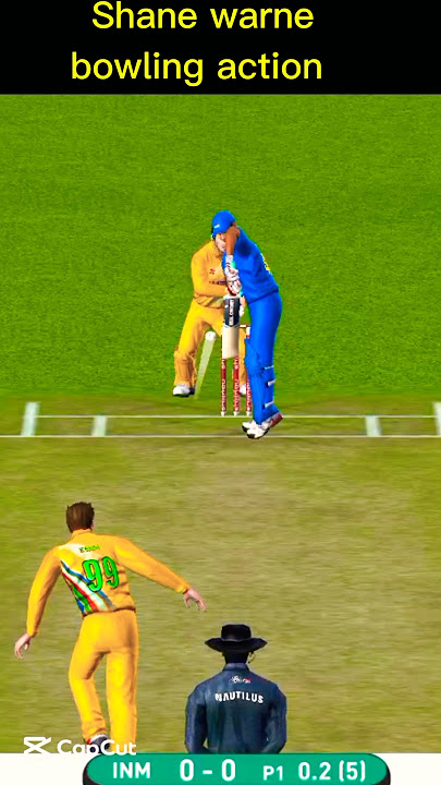 Shane Warne Bowling Action in Slow Motion 🏏 | Masterclass from the Spin King 👑