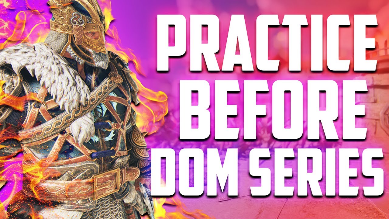 Getting ready for Dominion Series Second Major - High Level Scrims