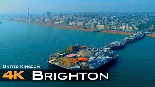 BRIGHTON 🇬🇧 4K Drone Aerial | United Kingdom England