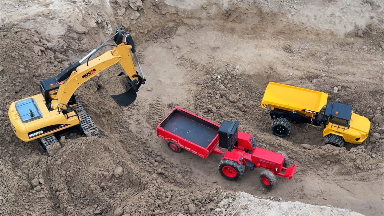 Diy remote control tractor new Mahindra with trolley@MrPendujatt22 
