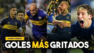 Los 10 GOLES más AGÓNICOS en la HISTORIA de BOCA...😱