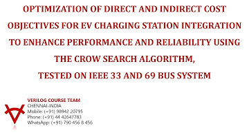 OPTIMIZATION OF DIRECT AND INDIRECT COST OBJECTIVES FOR EVCS INTEGRATION USING CROW SEARCH ALGORITHM