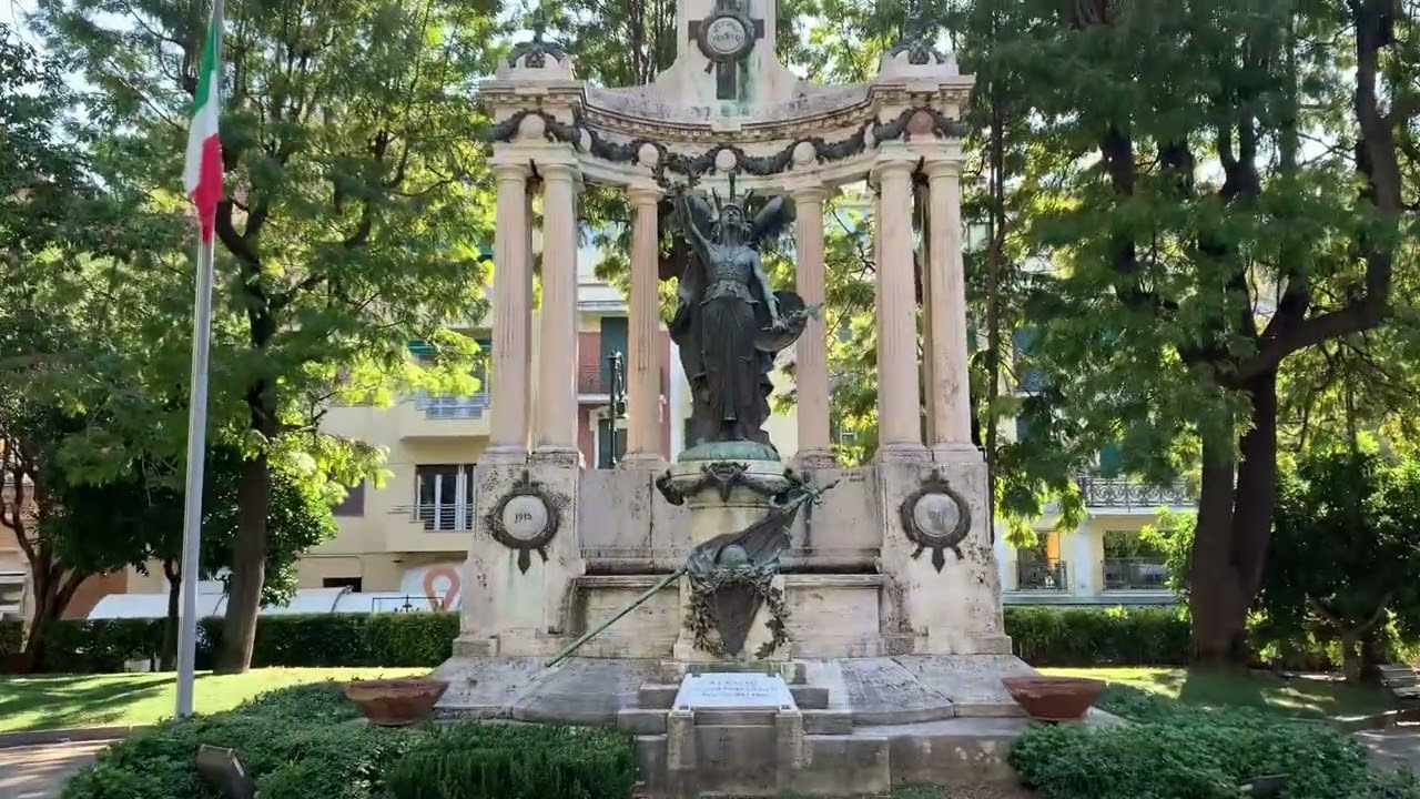 Поездка в Алассио на поезде, морской курортный город в Италии, часть 1