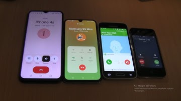 Over the Horizon Incoming call&Outgoing call at the Same Time Realme c35+Samsung S5 mini+A40+Iphone4
