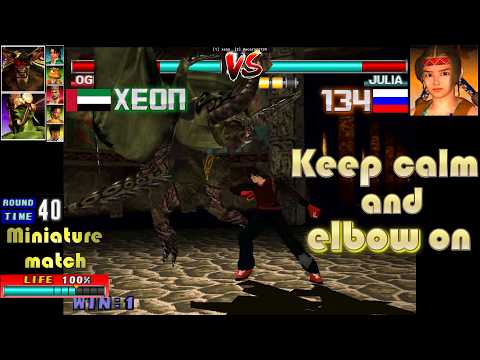 Tekken 3 Online - xeon (Ogres&co) vs 134 (Julia) Miniature match [ft10]