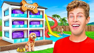 Ben Azelart! I BUILT A 100 000 DREAM DOG HOUSE