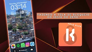 Fazendo a Tela de Bloqueio iOS16 do Zero! (KLCK) #1