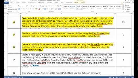 Access Grader Assignment Prestige Hotel SUNY Oswego