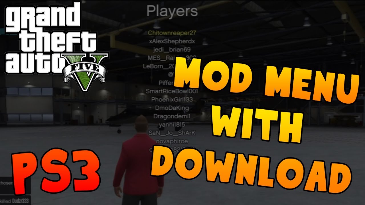 PS3 GTA 5 Mod Menu + DOWNLOAD 1.24/1.25 - YouTube
