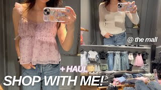 COME MALL SHOPPING WITH ME! *try-on haul*