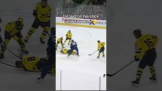 He Laid On His Stick Until It Broke