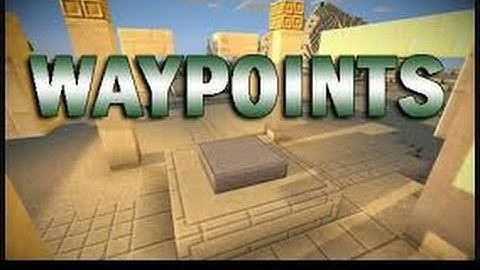 Waypoints in Vanilla Minecraft