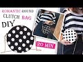 DIY CUTE DOTS ROUND PURSE BAG // Crossbody Bag Tutorial No Sew