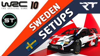 WRC 10 | Toyota Yaris WRC | Sweden SETUPS