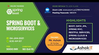 Spring Boot with Microservices | Session - 05 | Ashok IT