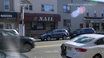 CineLike D Color Correction (Lumix gx85)