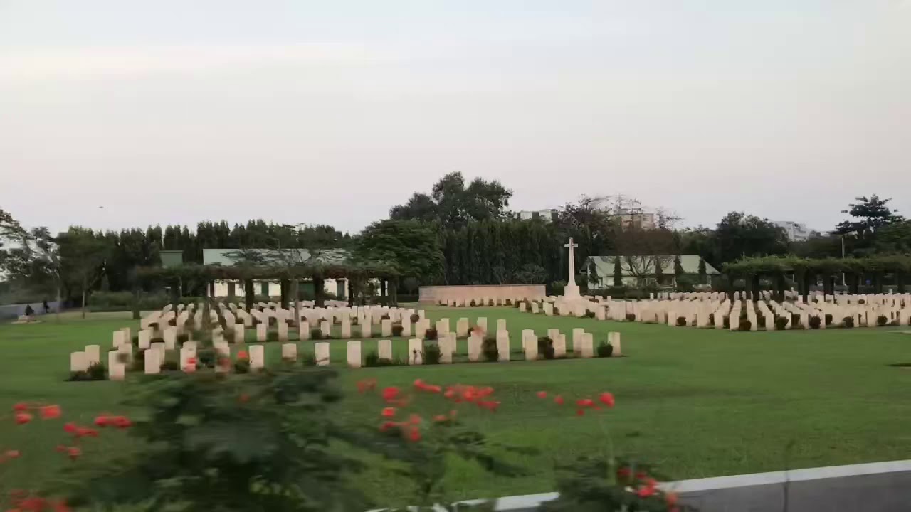Madras war Cemetery  Built in honour of  those who sacrifice their lives in 2 nd World War