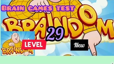 #Braindom : Brain Games test:new #Level29 #Draw in one touch Gameplay