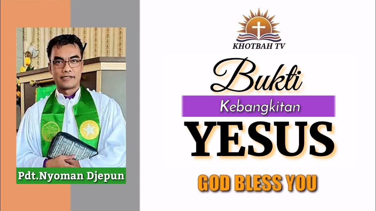 Khotbah Minggu Paskah 17 April 2022 | Yohanes 20:1-10 | Pdt.Nyoman Djepun