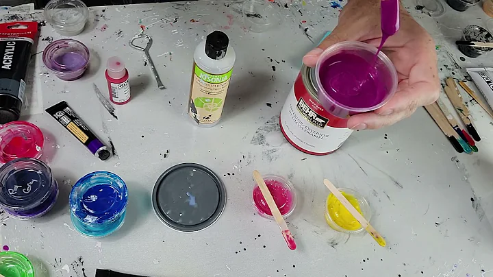 67. SheleeArt Bloom Recipe Part 2, Cell Activator and Mixing Paints - Acrylic Pouring - Fluid Art
