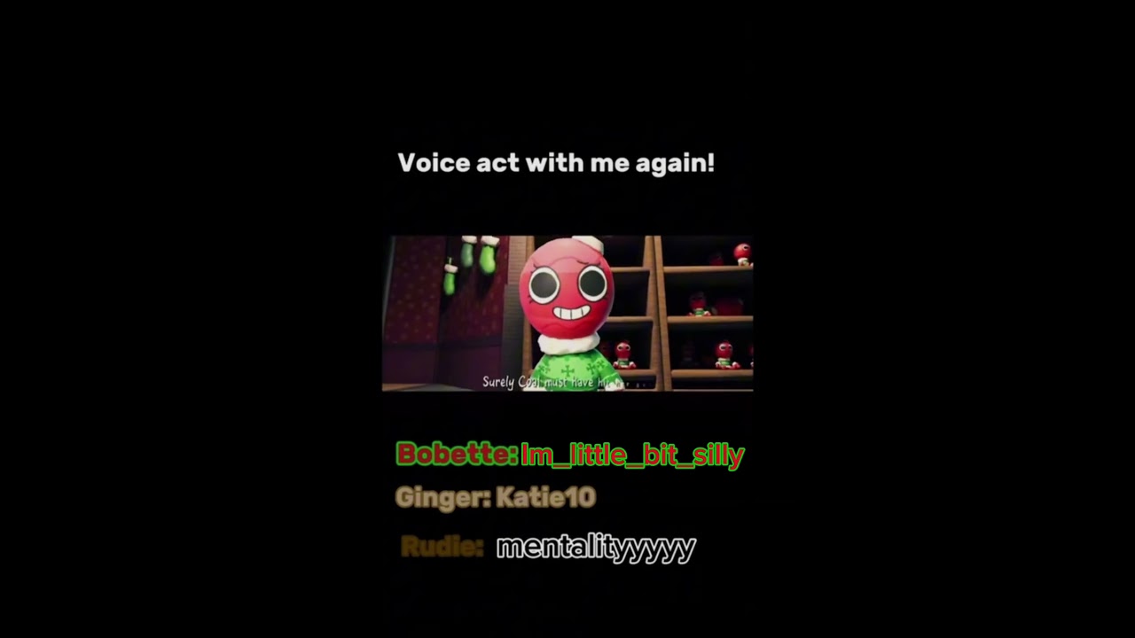 Voice acting bc I can also voice reveal ig?