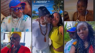 CHRISEAN ROCK’S COACH CALVIN TAKES WIFIE ON A VACATION AFTER EATING CRABS