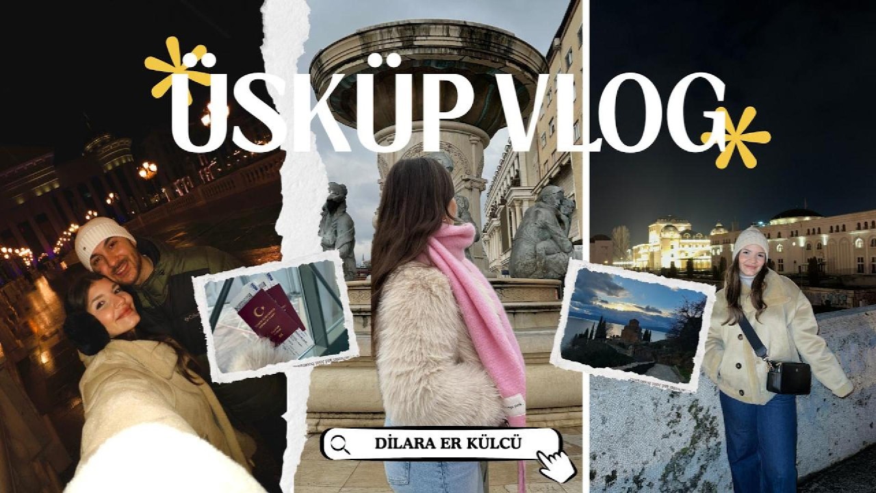 Üsküp’te Yedik İçtik Gezindik 🤍 | Üsküp’ten Ohrid’e Geçiyoruz