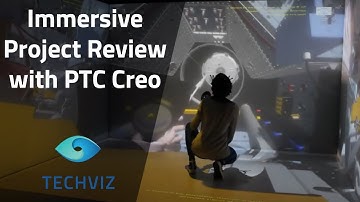 Immersive review inside Apollo Space shuttle on PTC Creo with TechViz