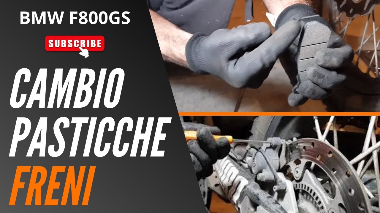 Cambio pasticche freni bmw F 800 GS