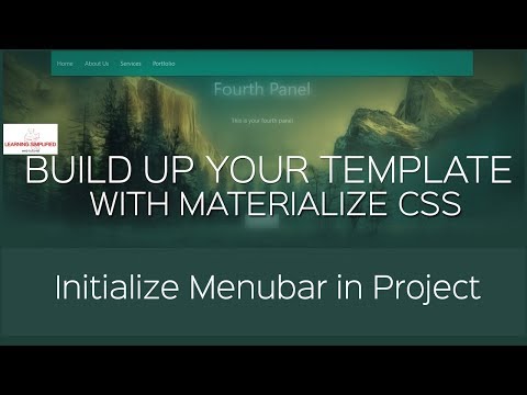 Materialize css Menu Navigation bar- Initialize Menu